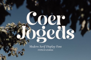 Coer Jogeds - Modern Serif Font Font Download