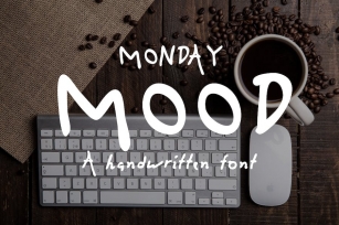 Monday Mood - Handwritten Font Font Download
