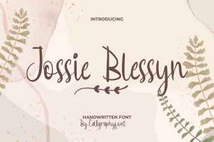 Jossie Blessyn Font Download