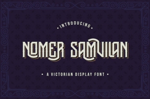 Nomer Samvilan - Victorian Display Font Font Download