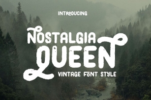 Nostalgia Queen Vintage Font Font Download