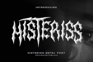 Histeriss - Metal Font Font Download