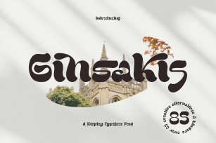 Ginsakis Groovy Typeface Font Download