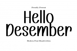 Hello Desember Font Download
