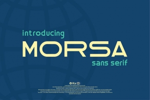 Morsa - Space font Font Download