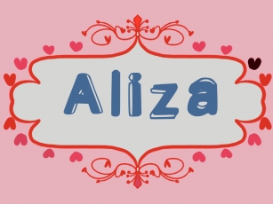 Aliza Font Download
