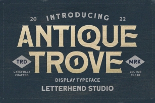Antique Trove Font Download