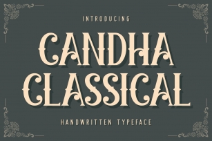 Candha Classical Font Font Download