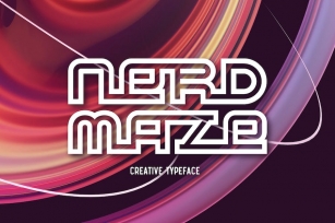Nerd Maze - Creative Font Font Download