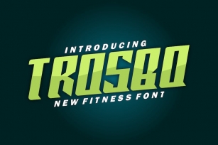 Trosbo font Font Download