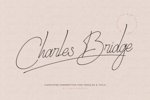 Charles Bridge Font Download