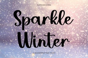 Sparkle Winter Font Download