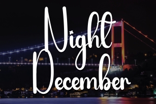 Night December Font Download