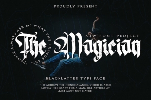 The Magician - Blackletter Typeface Font Download