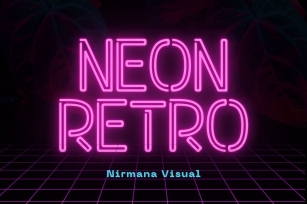 Neon Retro - Logo Font Font Download