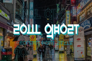 Soulghost - Korean Style Display font Font Download