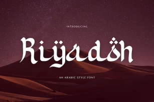 Riyadoh - Arabic Style Font Font Download
