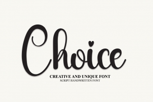 Choice Font Download