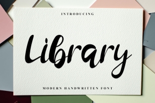 Library Font Download
