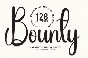 Bounty Font Download