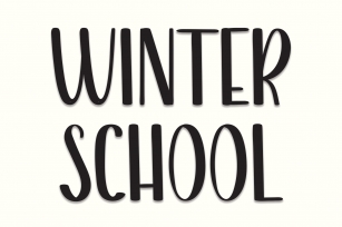 Winter School Font Download