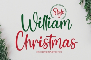 William Christmas Font Download