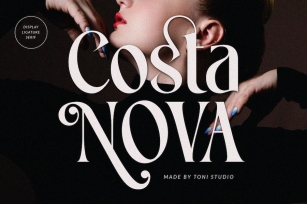 Costa Nova || display Ligature serif Font Download