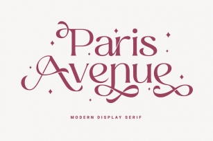 Paris Avenue - Modern Display Serif Font Download