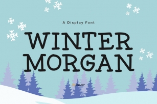 Winter Morgan | A Display Font Font Download