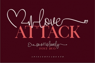 Love Attack | A Duo Font Font Download