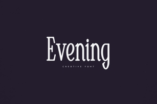 Evening Font Download
