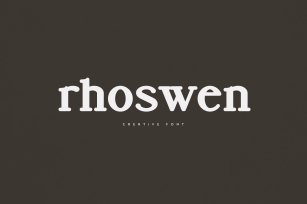 Rhoswen Font Download