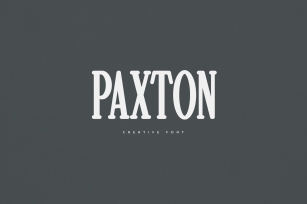 Paxton Font Download