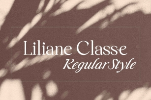 Liliane Classe Font Download