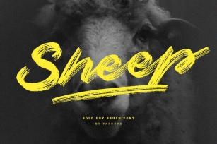 Sheep | Dry Brush Script Font Font Download