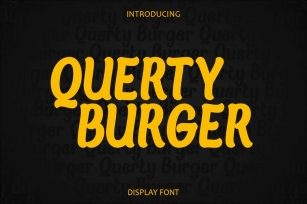 Querty Burger Font Download