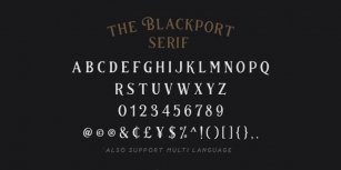 The Blackport Font Download