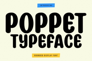 Poppet Rounded Display Font Font Download