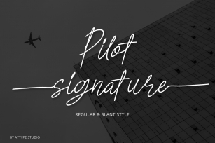 Pilot Signature Font Download