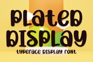 Plated Display Font Download