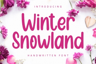 WINTER SNOWLAND Font Download