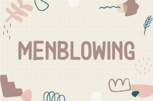 Menblowing Font Download