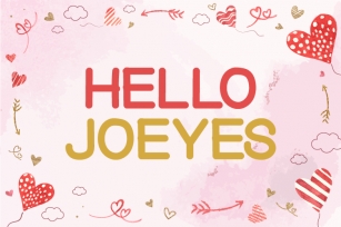 Hello Joeyes Font Download