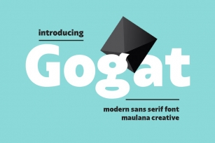 Gogat Modern Sans Serif Font Font Download