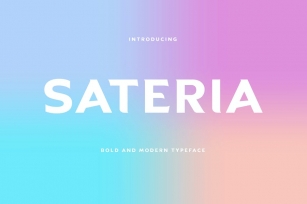 Sateria Modern Sans Serif Font Download