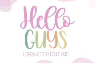 Hello Guys Duo Font Download
