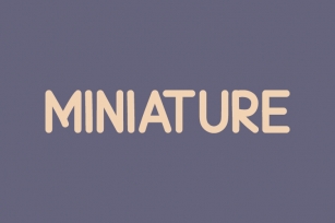 Miniature Font Download