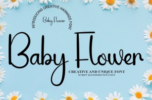 Baby Flower Font Download