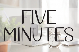 Five Minutes Font Download