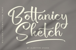 Bottanicy Sketch Font Download